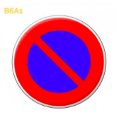 Panneau de signalisation B6A1